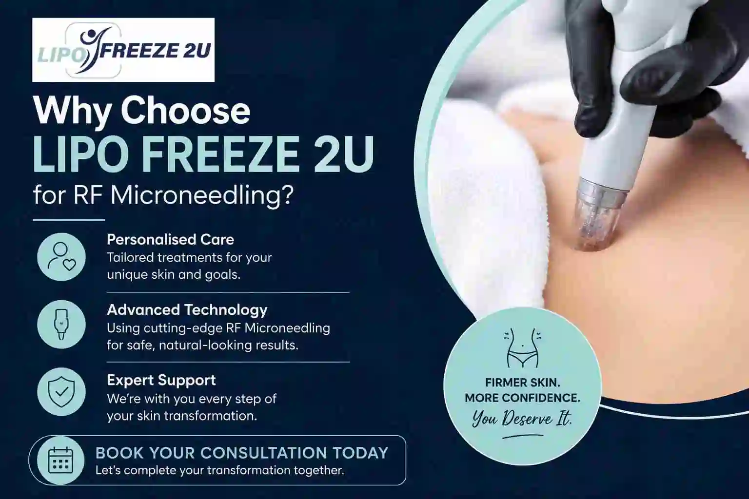 Why Choose LIPO FREEZE 2U for RF Microneedling West Bromwich?